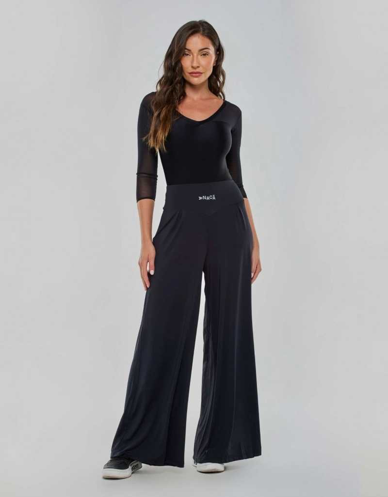 Vestem - Black Anacã 3/4 Bodysuit - BD193.PD.C0002