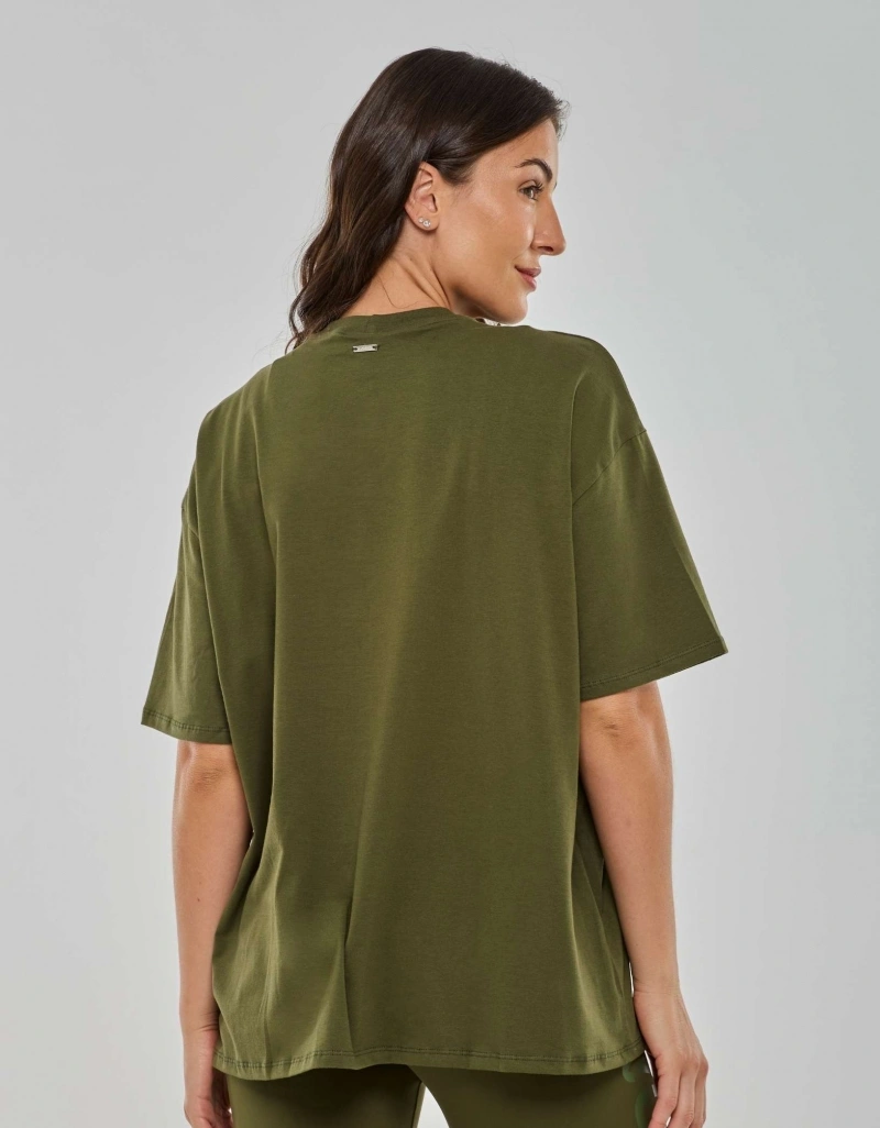 Vestem - Military Green Anacã Oversized T-Shirt - BMC829.PD.C0334