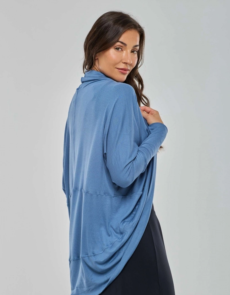 Vestem - Retro Blue Comfort Cardigan - BML489.PD.C0604