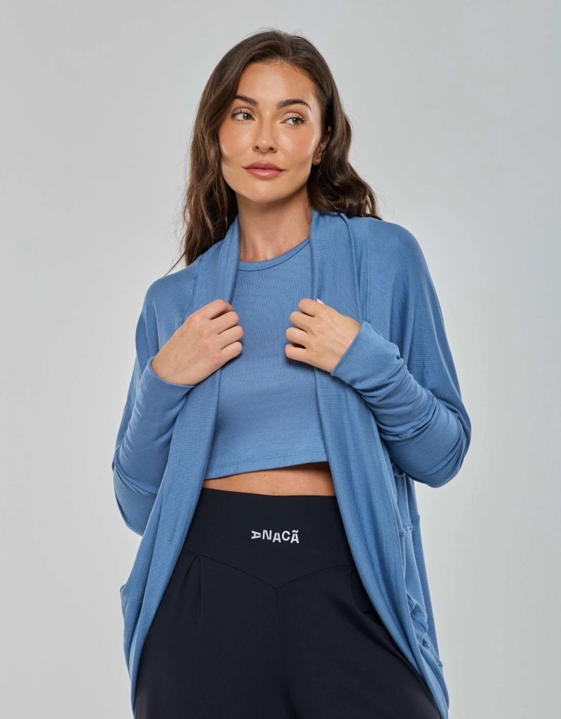 Vestem - Retro Blue Comfort Cardigan - BML489.PD.C0604