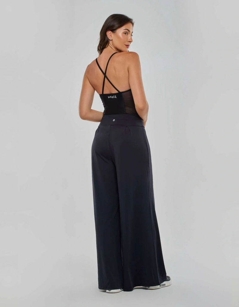 Vestem - Black Wide Leg Pants - CAL162.PD.C0002