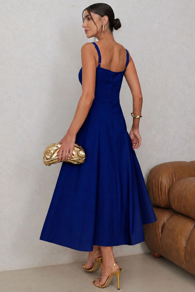 Miss Misses - Vestido Carol Azul Royal - 54546032