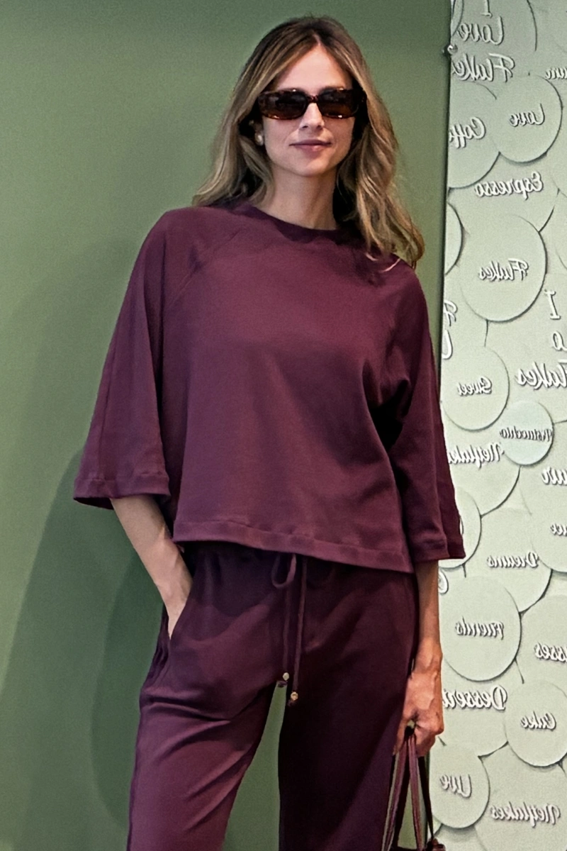 Hidrogênio - BLUSA MG RAGLAN ALGODÃO EGIPICIO BORDO - 20766097