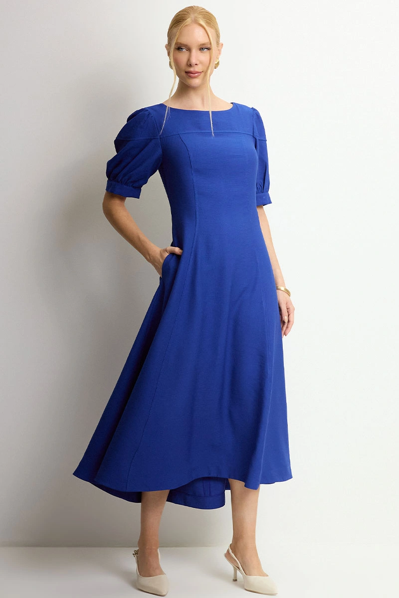 Miss Misses - Vestido Midi Ohana Royal - 54744032