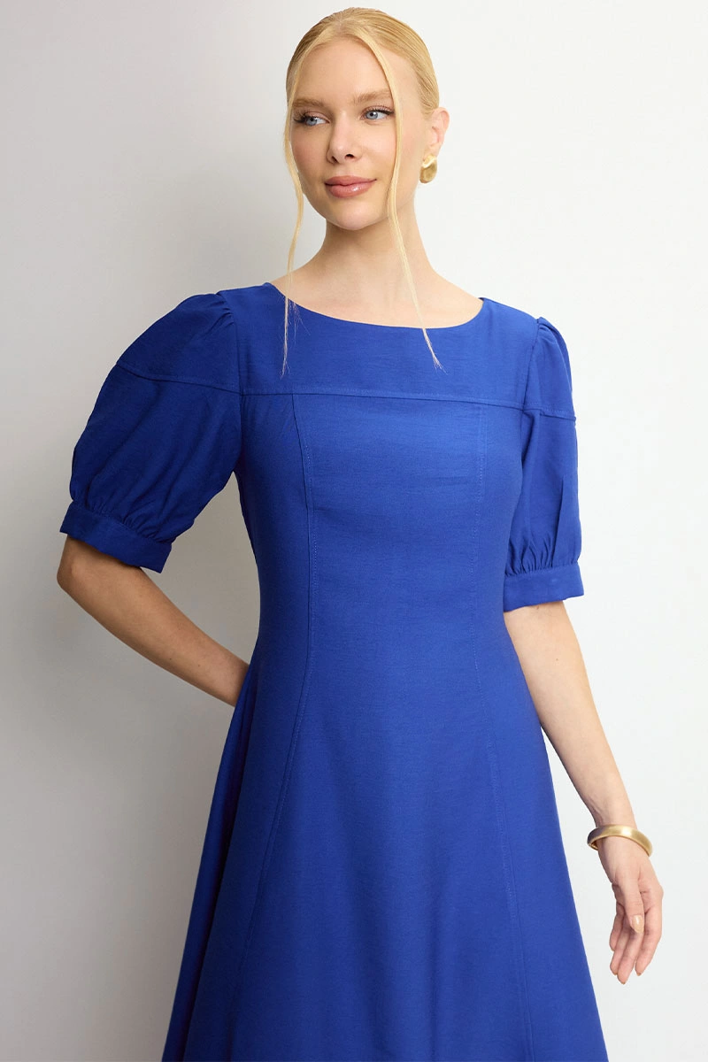 Miss Misses - Vestido Midi Ohana Royal - 54744032