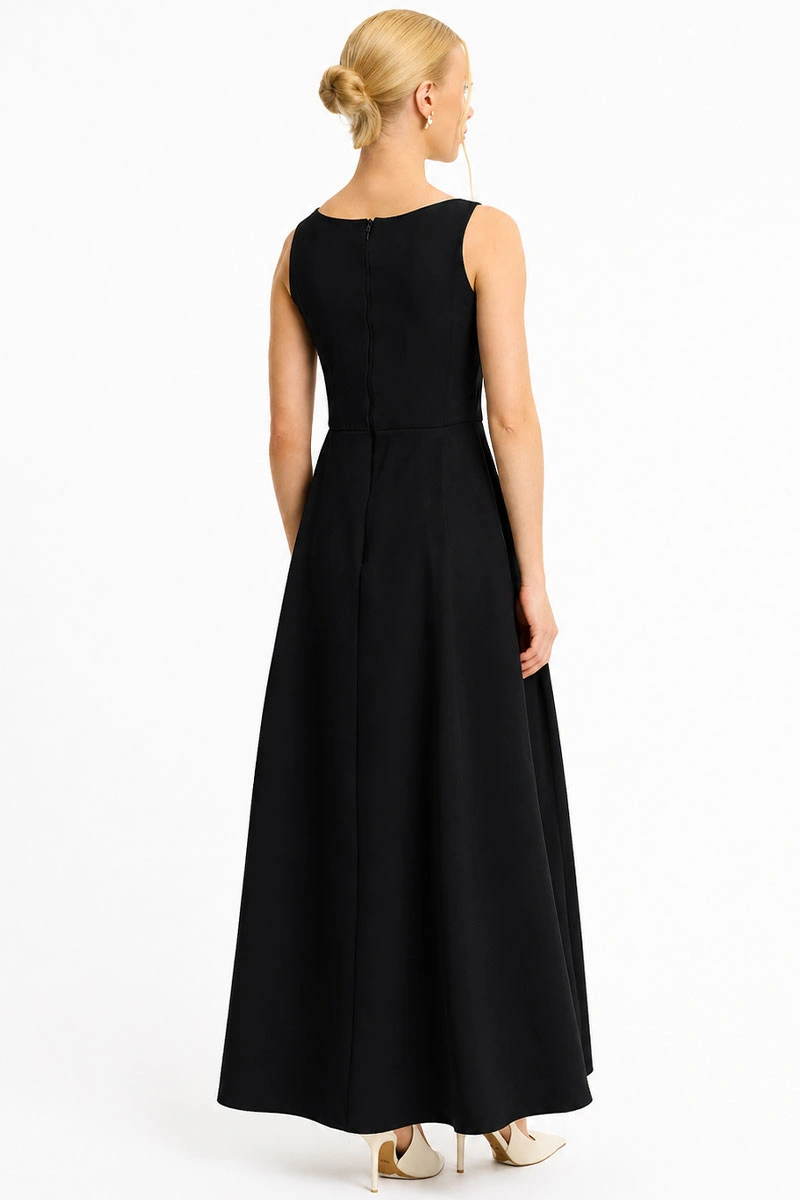 Miss Misses - Vestido Eliza Longo Preto - 54632001