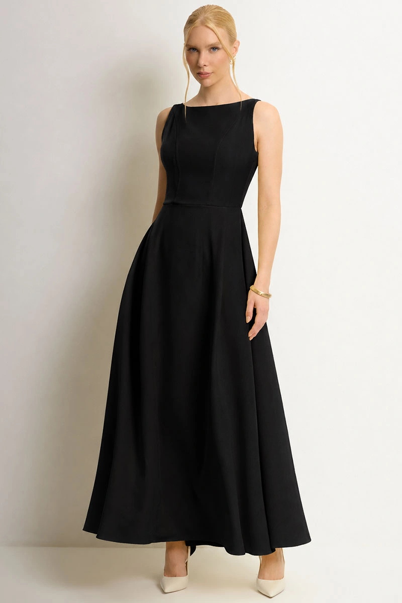 Miss Misses - Vestido Eliza Longo Preto - 54632001