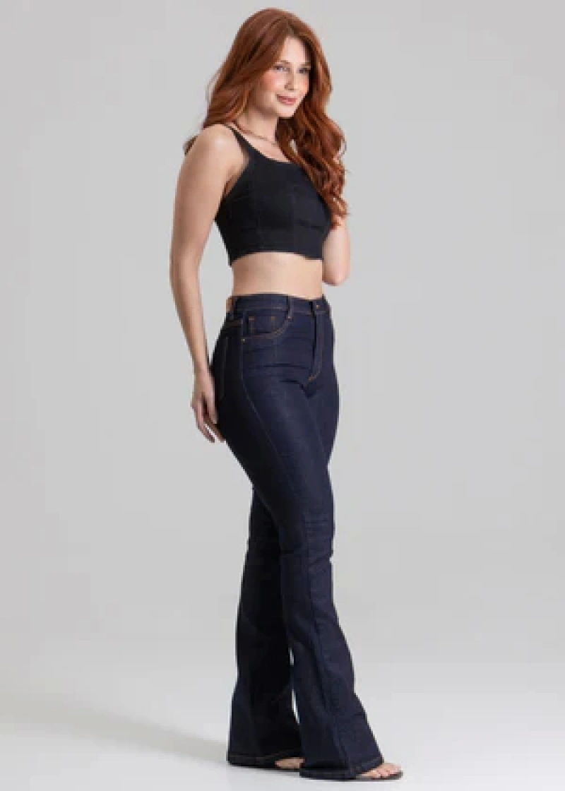 Sawary - Calça Jeans Sawary Boot Cut - 267311 AZUL - 8263458554041