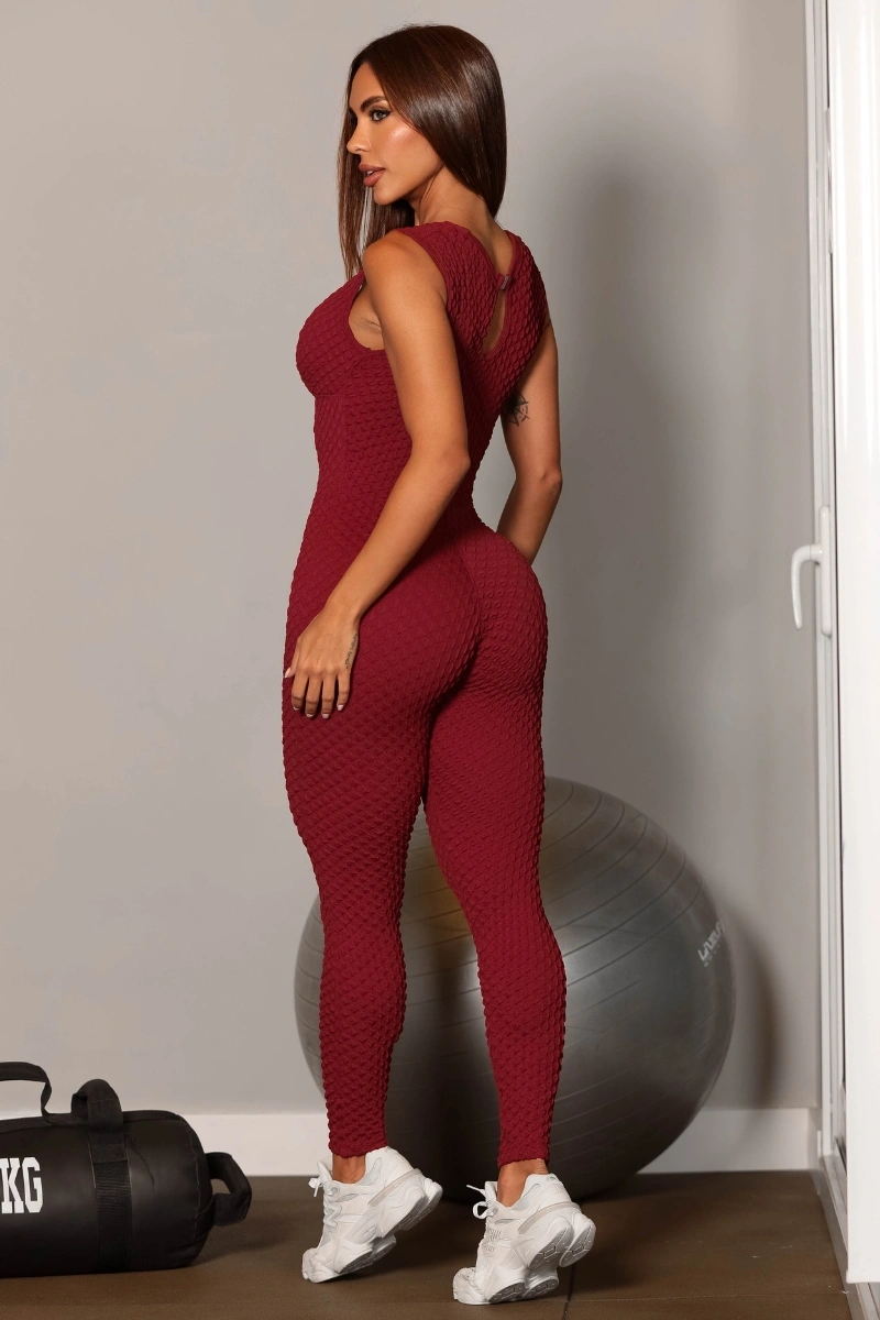 Garotafit - Macacão Kelly Marsala - MAC244FM