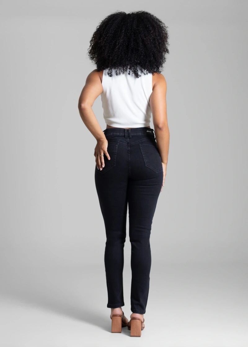 Sawary - Calça Jeans Sawary Push Up Preto-283345 - 283345