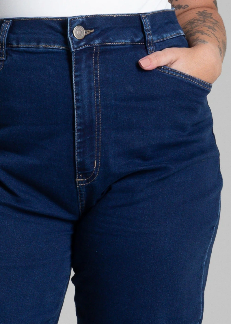 Sawary - Calça Jeans Sawary Plus Size Azul- 281224 - 281224