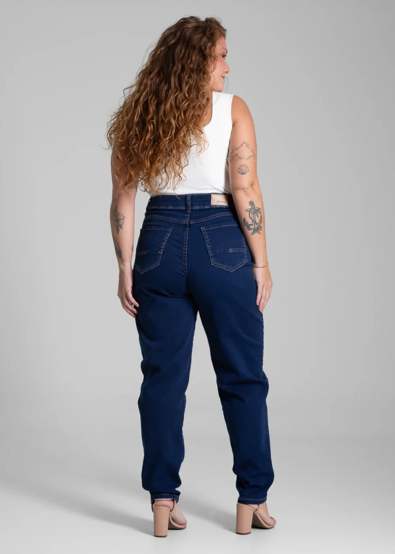 Sawary - Calça Jeans Sawary Plus Size Azul- 281224 - 281224