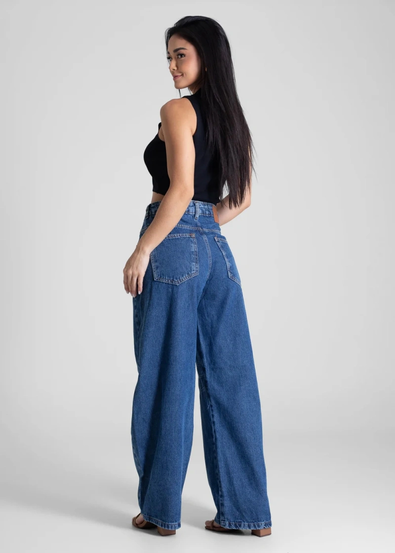 Sawary - Calça Jeans Sawary Balloon Azul- 282417 - 282417