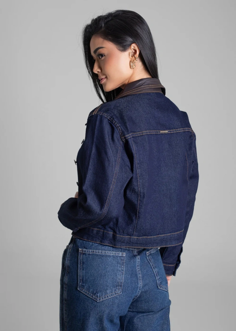 Sawary - Jaqueta Jeans Sawary Azul -283296 - 283296
