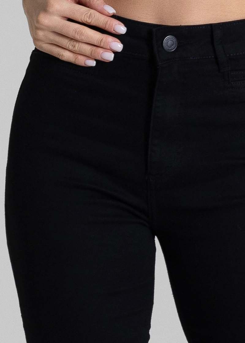 Sawary - Calça Sawary Sarja Reta Preta-283139 - 283139