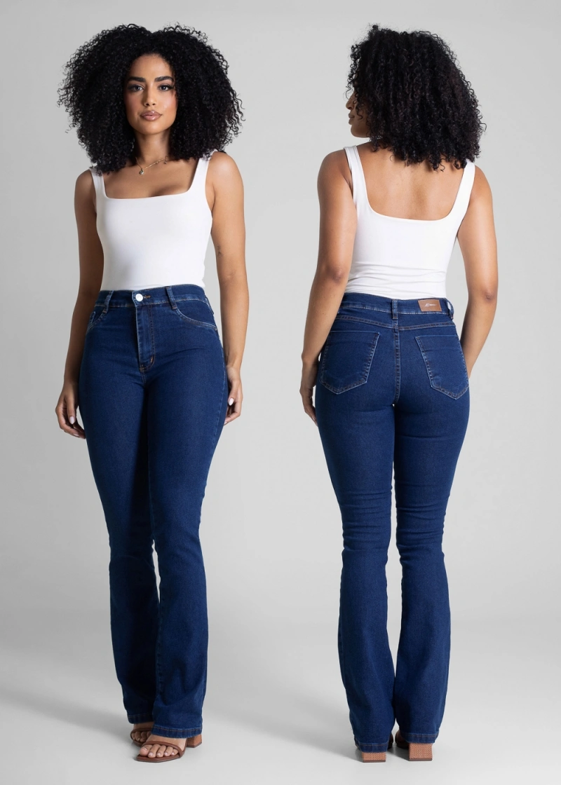 Sawary - Calça Sawary Jeans Boot Cut-283234 - 283234