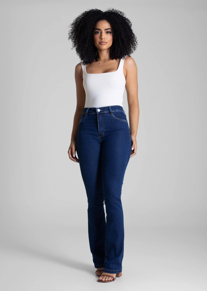 Sawary - Calça Sawary Jeans Boot Cut-283234 - 283234