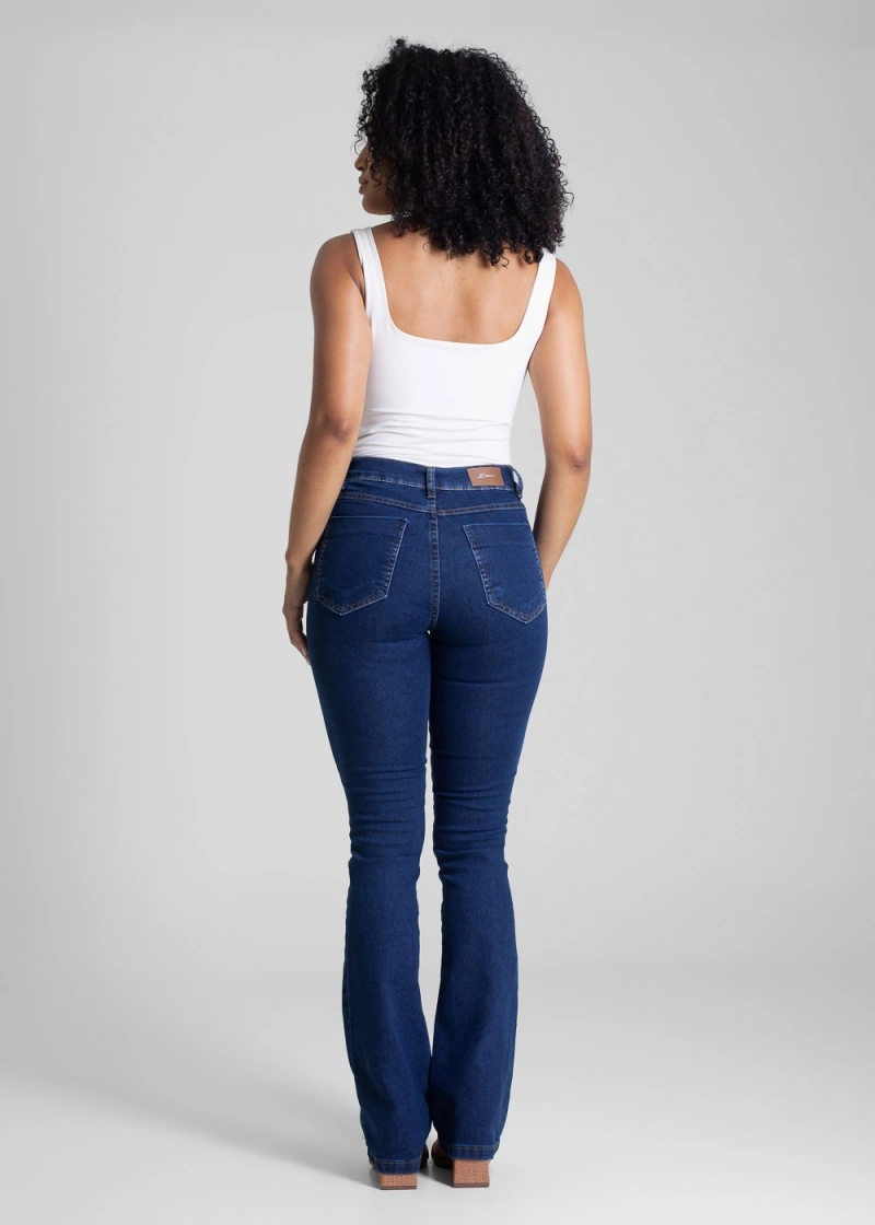 Sawary - Calça Sawary Jeans Boot Cut-283234 - 283234