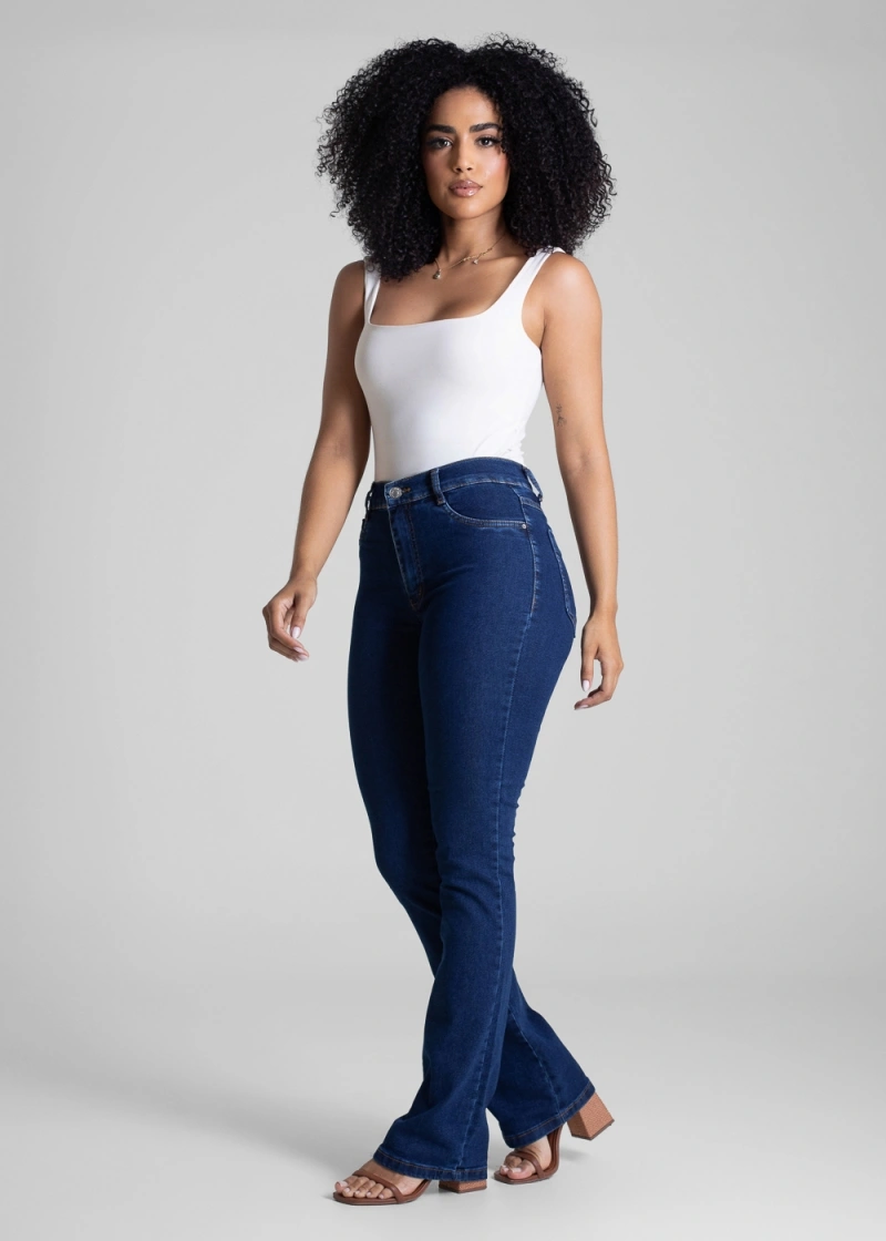 Sawary - Calça Sawary Jeans Boot Cut-283234 - 283234