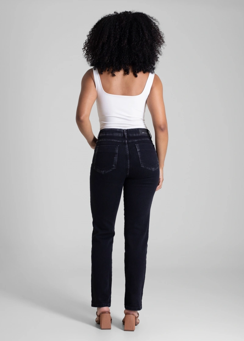 Sawary - Calça Sawary Reta Preta-281926 - 282916