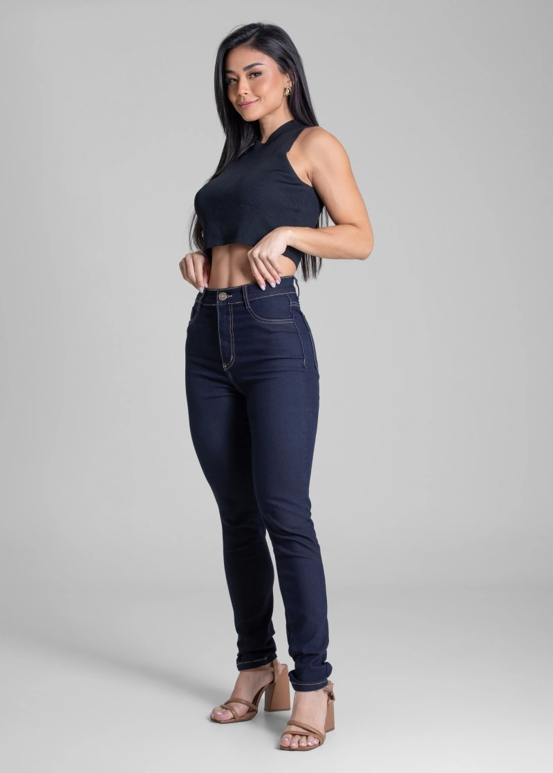 Sawary - Calça Jeans Sawary Super Stretch Azul- 282911 - 282911