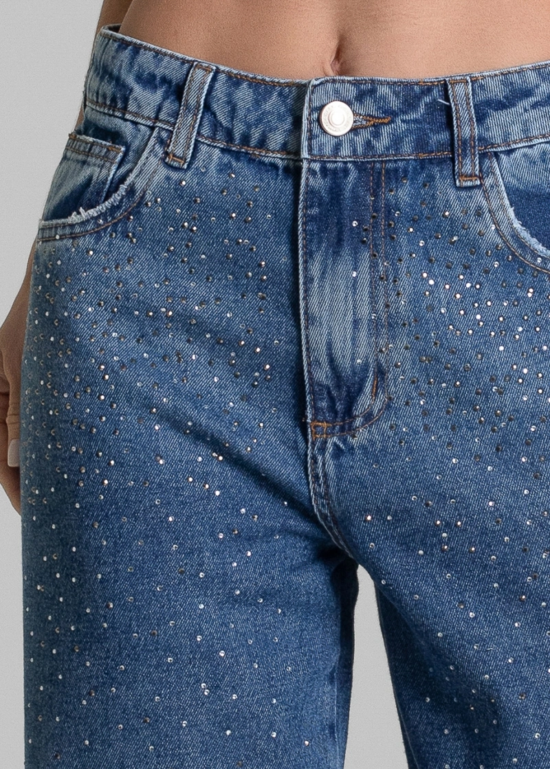 Sawary - Calça Jeans Sawary Wide Leg- 283467 - 283467