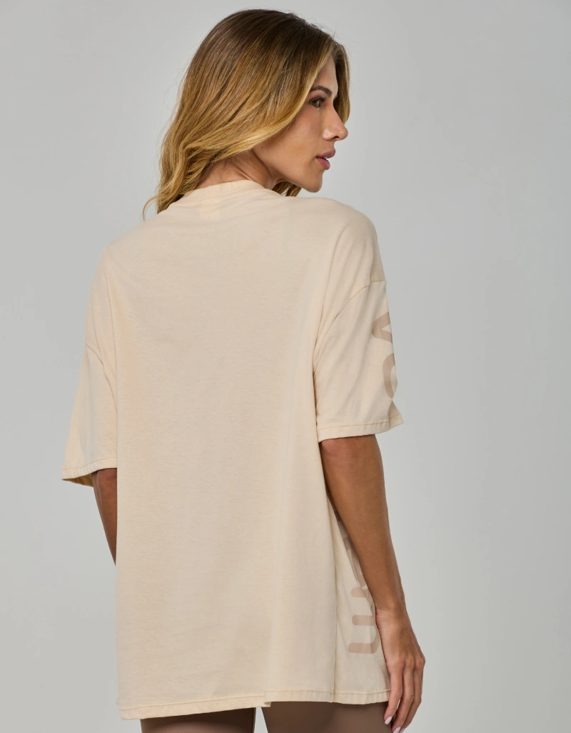 Vestem - Camiseta Oversized Sport Society Bege Marfim - BMC864.I26.C0696
