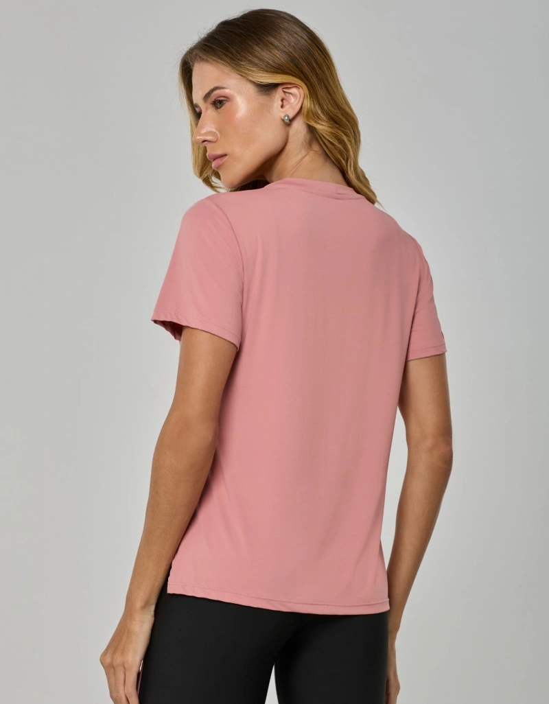 Vestem - Blusa Manga Curta Contrast Rose Dawn - BMC874.I26.C0774