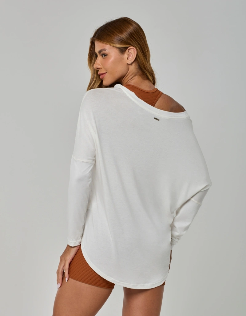 Vestem - Blusa Manga Longa Linea Off White - BML29.I26.C0294