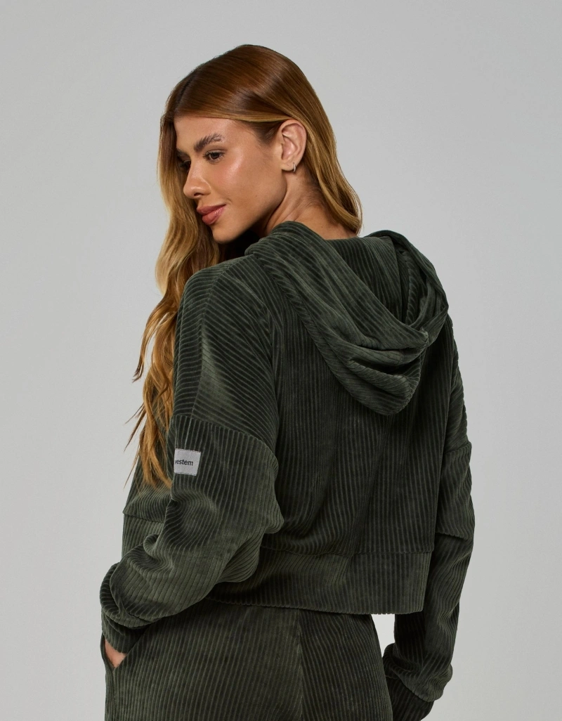 Vestem - Blusa Manga Longa Glitz Verde Army - BPML508.I26.C0766