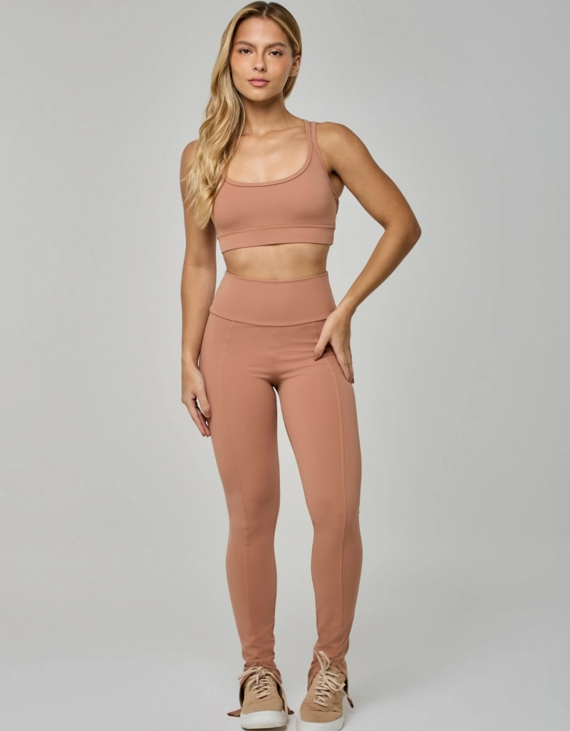 Vestem - Legging Luxe Shape Up com Fenda Marrom Machiatto - FS1609.I26.C0753