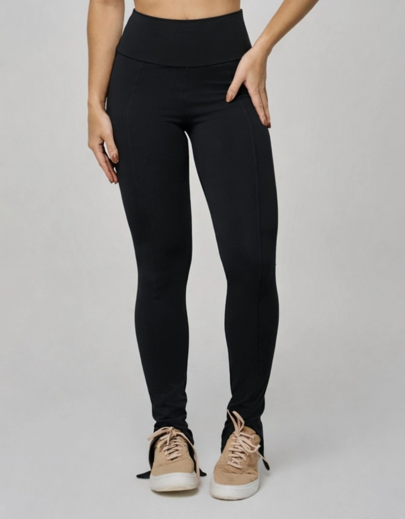 Vestem - Legging Luxe Shape Up com Fenda Preto - FS1609.I26.C0002