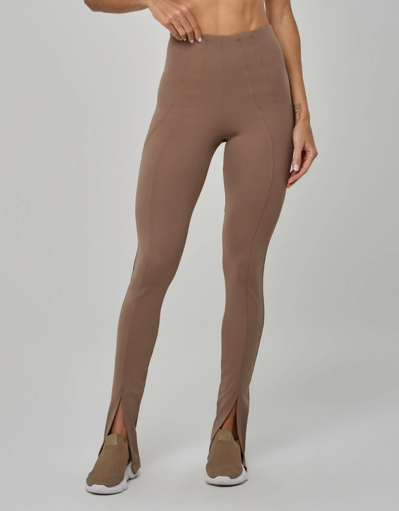 Vestem - Legging Sleek Fit Shape Up com Fenda Marrom Castanho - FS1639.I26.C0432