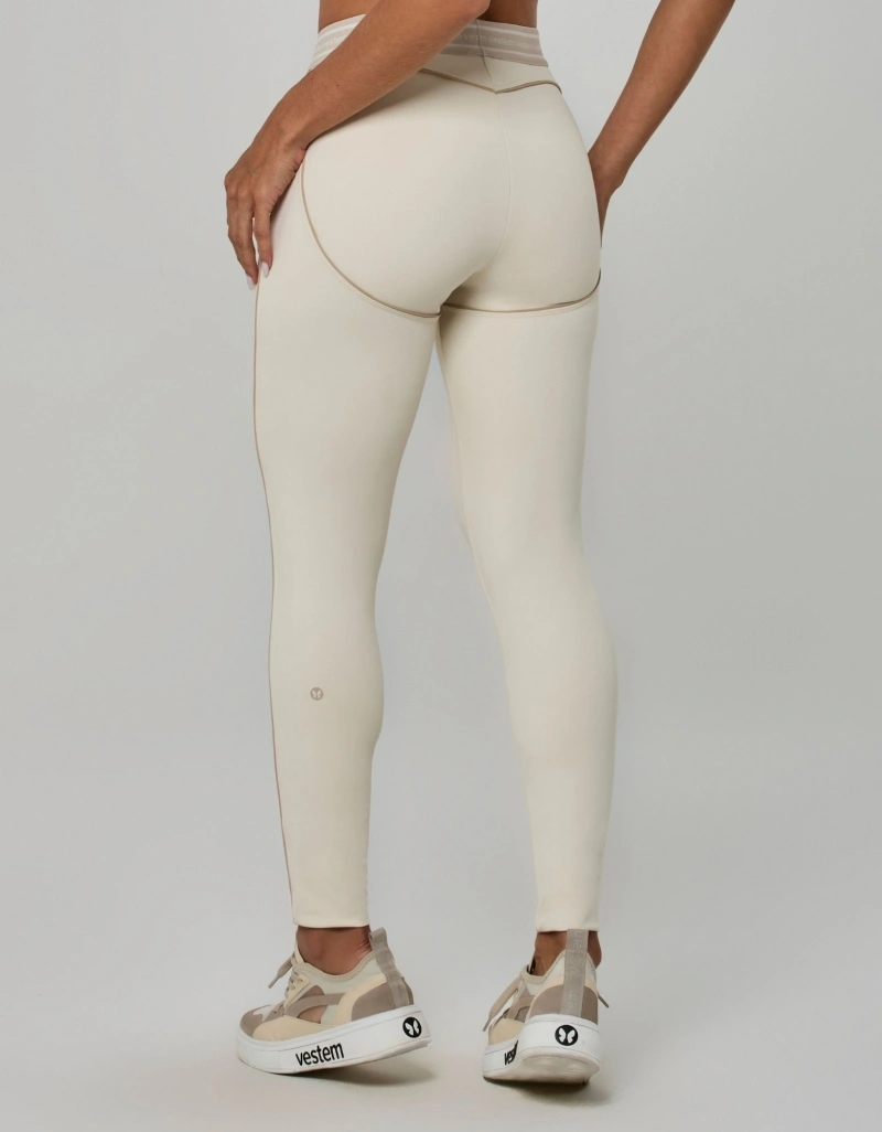Vestem - Legging Shape Up Matchpoint Bege Brule - FS1642.I26.C0760