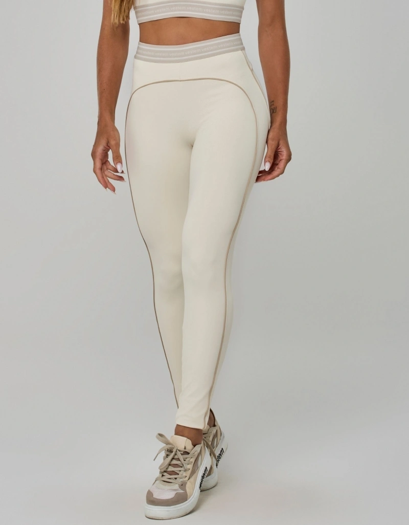 Vestem - Legging Shape Up Matchpoint Bege Brule - FS1642.I26.C0760