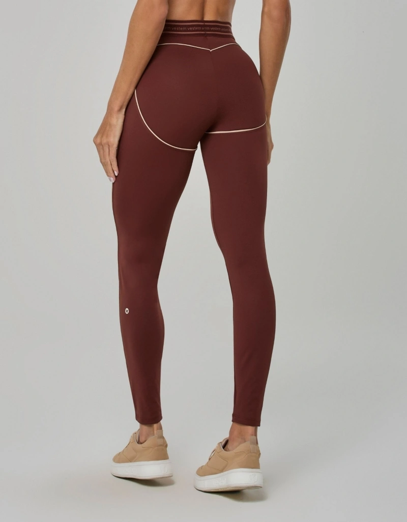 Vestem - Legging Shape Up Matchpoint Marrom Couro - FS1642.I26.C0711