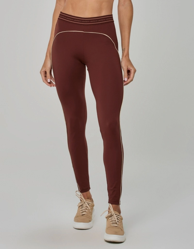 Vestem - Legging Shape Up Matchpoint Marrom Couro - FS1642.I26.C0711