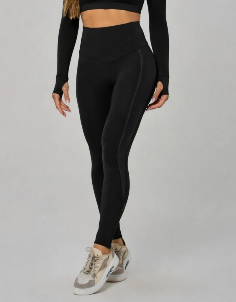 Vestem - Legging Glitz Bicolor Preto - FS1644.I26.C0002