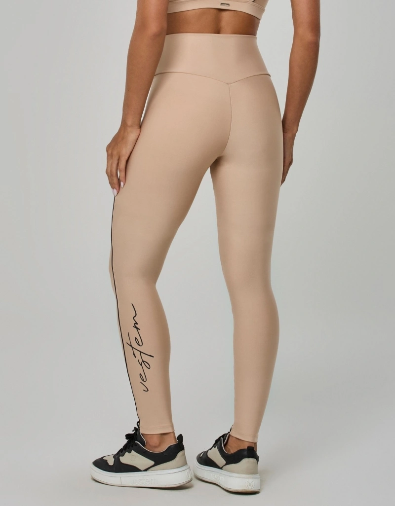Vestem - Legging Contrast Shape Up Bege Amêndoa - FS1652.I26.C0707