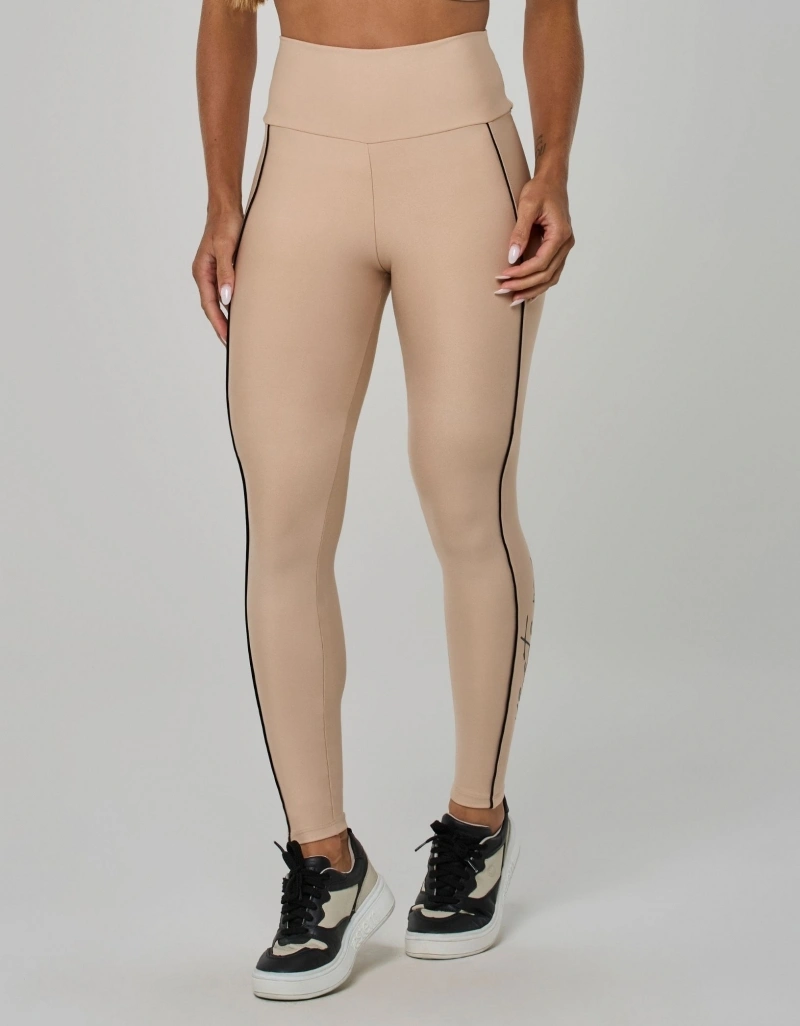 Vestem - Legging Contrast Shape Up Bege Amêndoa - FS1652.I26.C0707