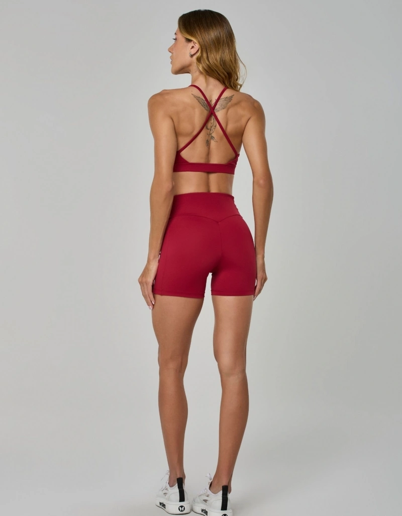 Vestem - Shorts Nuance Shape Up com Cós Trancado Vermelho Valentino - SH813.I26.C0583