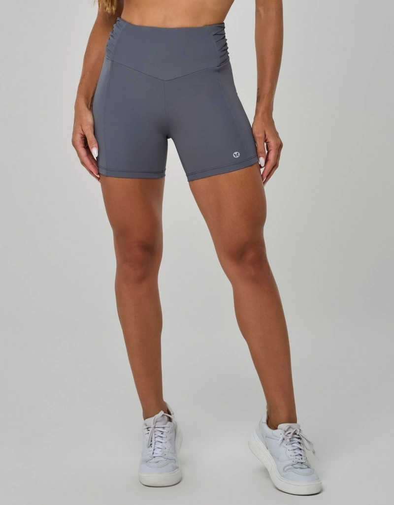 Vestem - Shorts Nuance Shape Up com Cós Trancado Cinza Smoke - SH813.I26.C0786