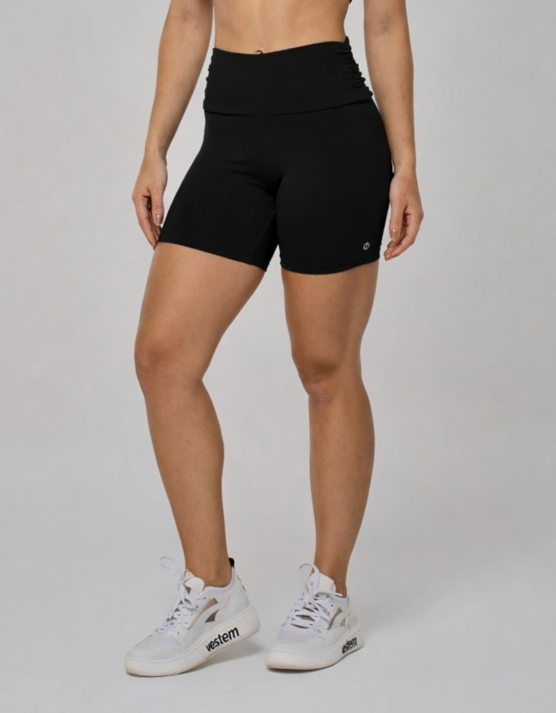 Vestem - Shorts Drapé Shape Up Preto - SH829.I26.C0002