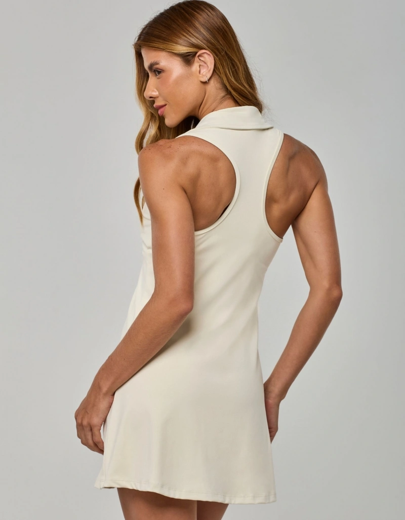 Vestem - Vestido Polo Matchpoint Bege Brule - VT109.I26.C0760