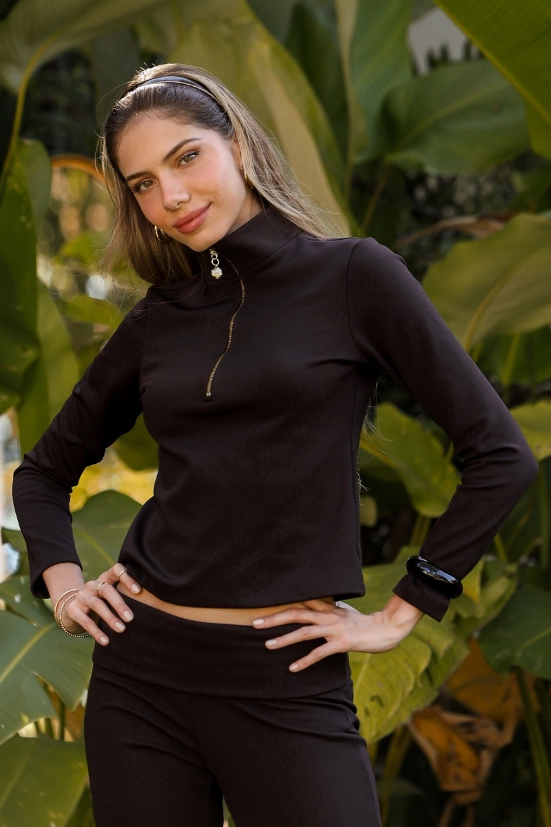 N-BLOOM - Blusa Térmica Sálvia - B156