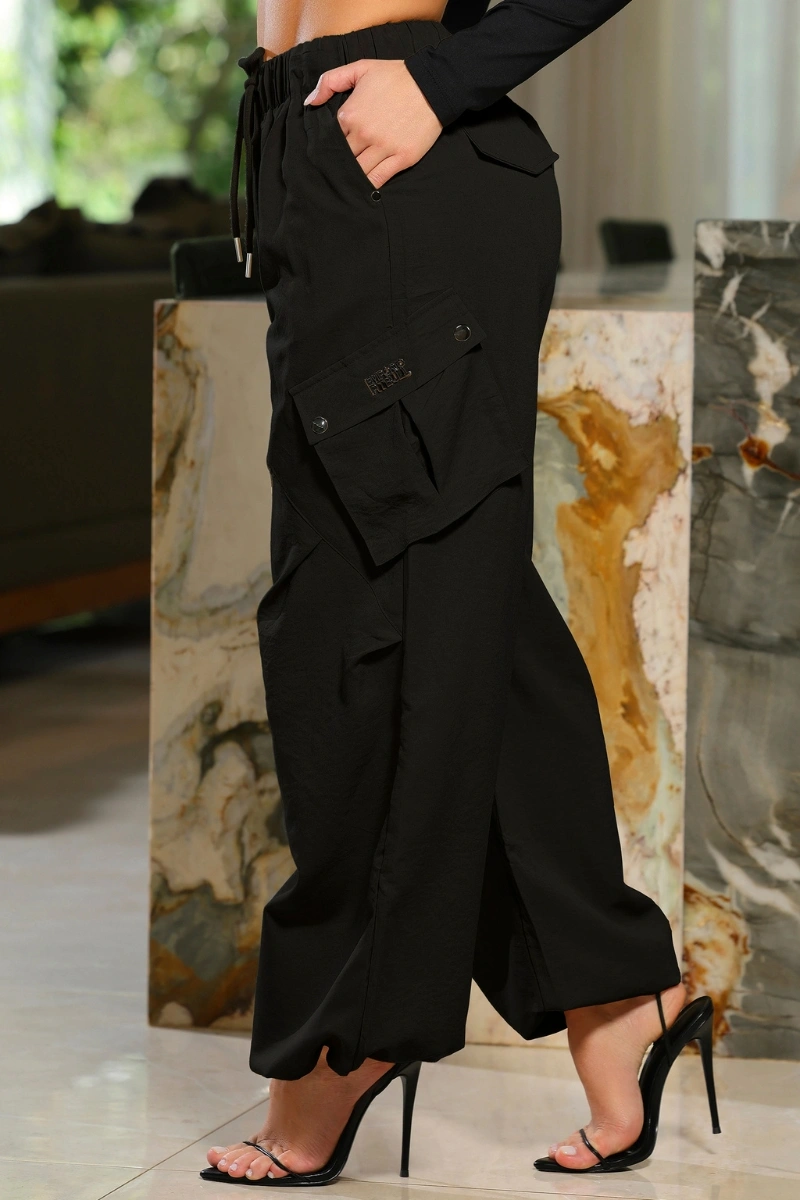 PITBULL - Calça Parachutes Pit Bull Jeans - Preto - 94479PT