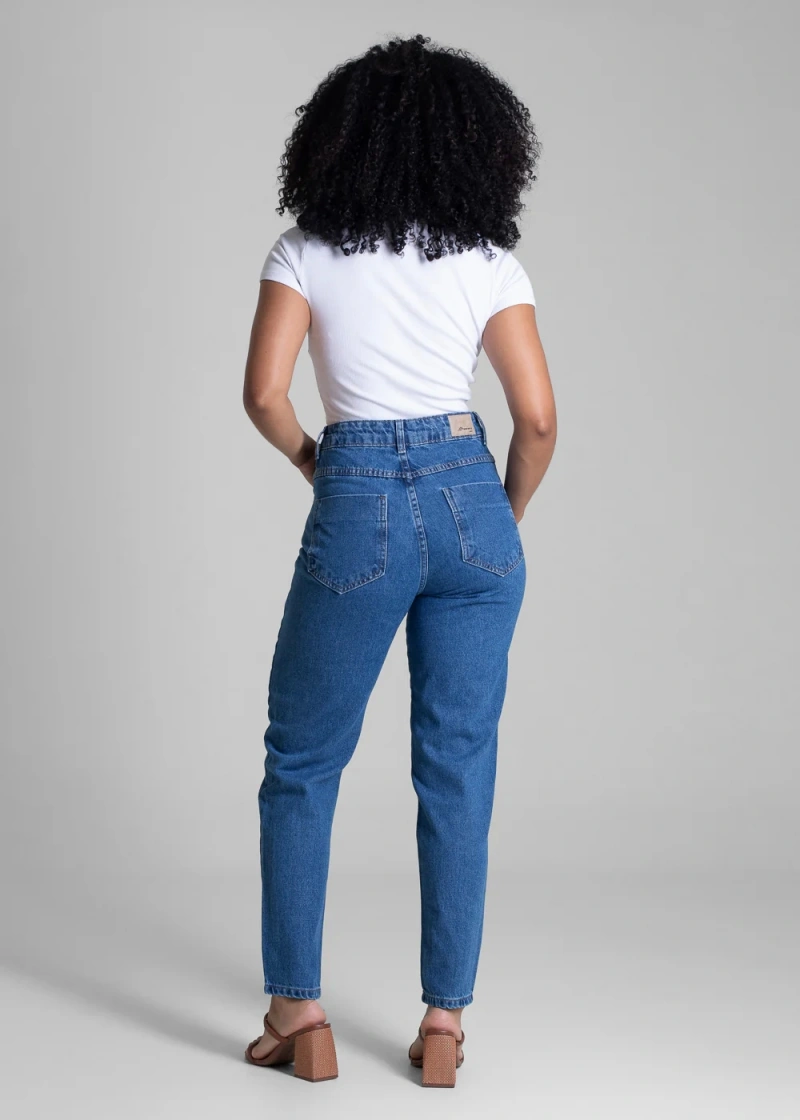 Sawary - Calça Jeans Sawary Mom Azul- 282955 - 282955