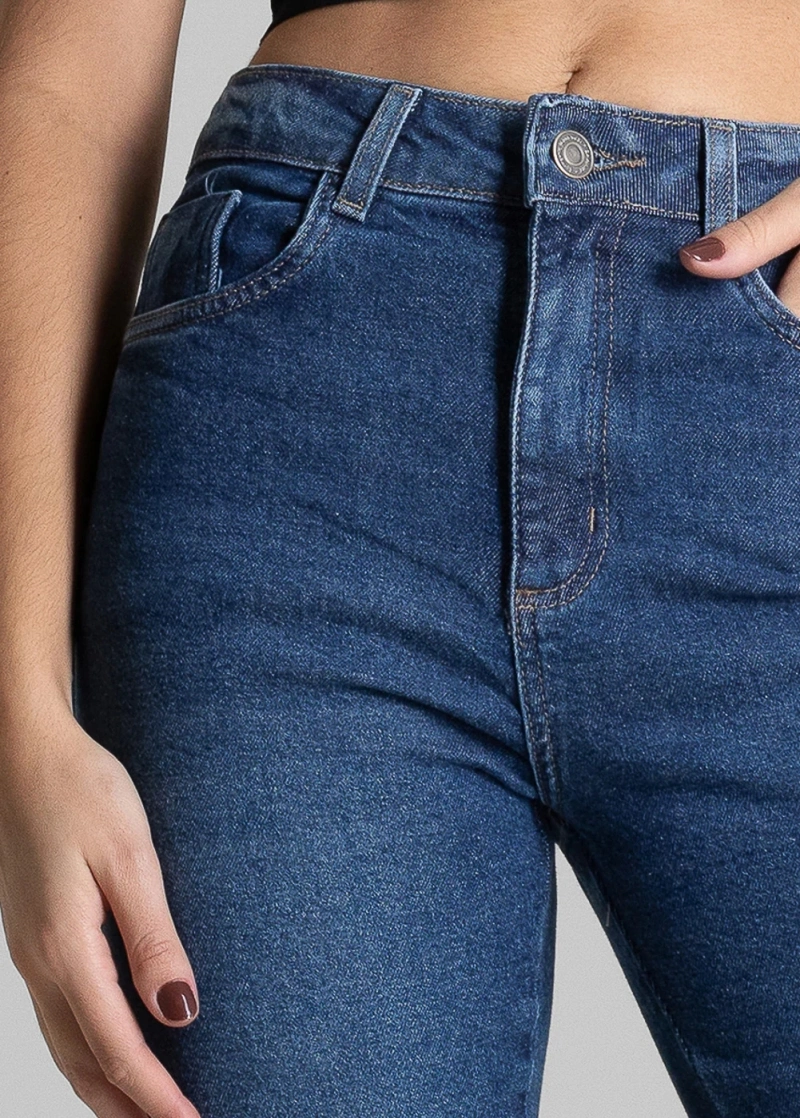 Sawary - Calça Jeans Sawary Reta Azul-283119 - 283119