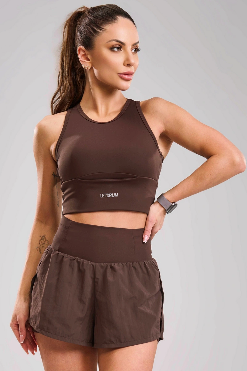 Lets Gym - Cropped Let´s Run Coffee - 3352CF