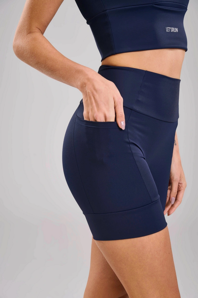 Lets Gym - Bermuda  Lets Run Navy Blue - 3356NB